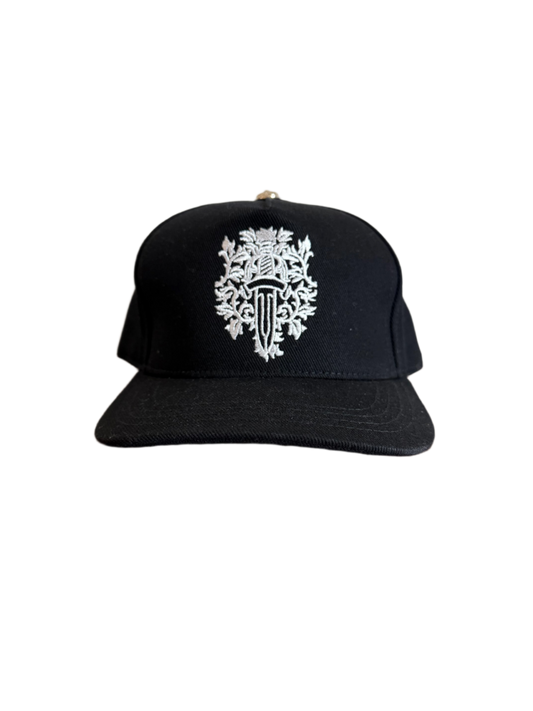 Chrome Hearts Vine Dagger Snapback Hat Black