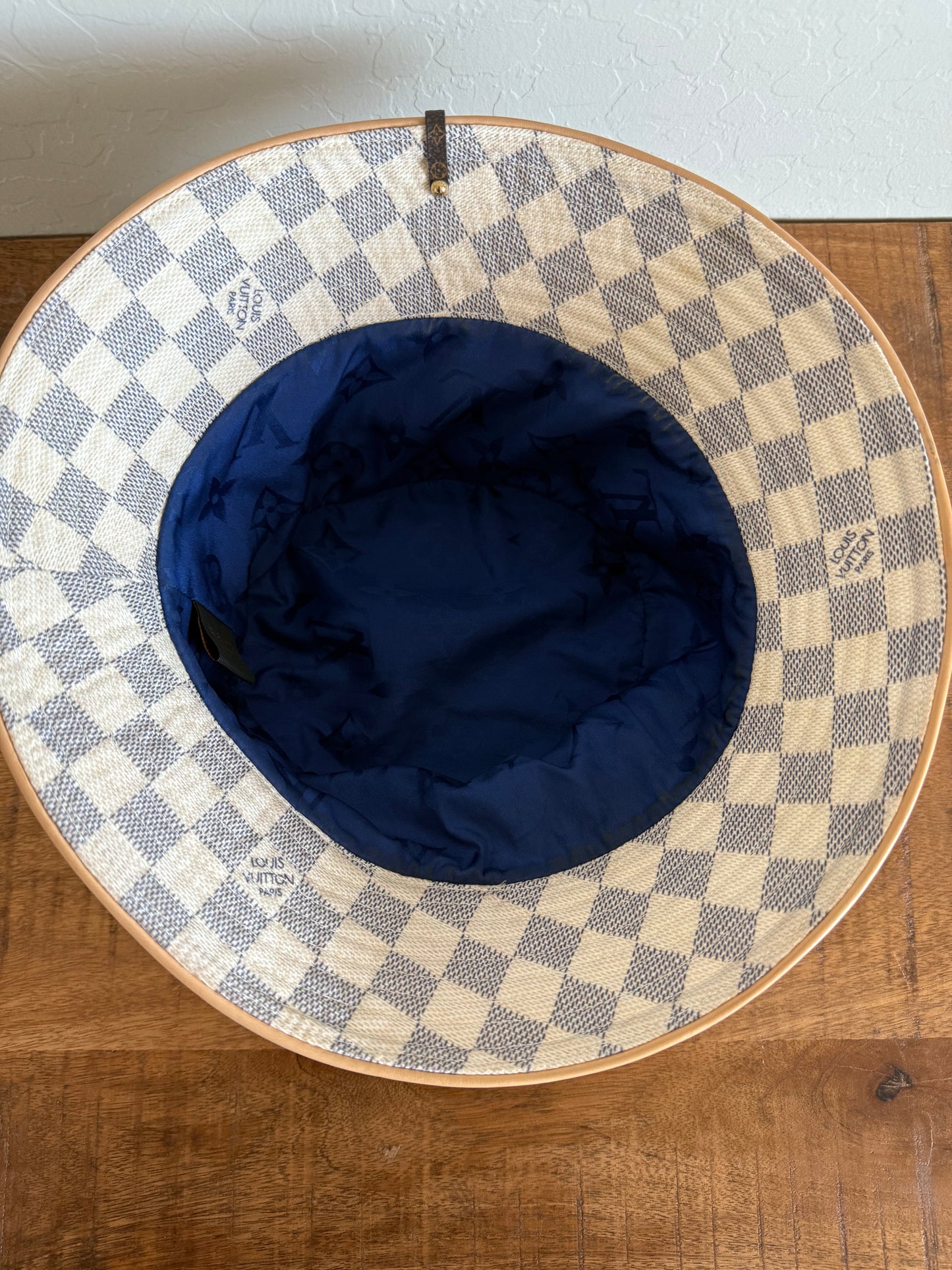 Louis Vuitton Azur Bucket Hat Beige