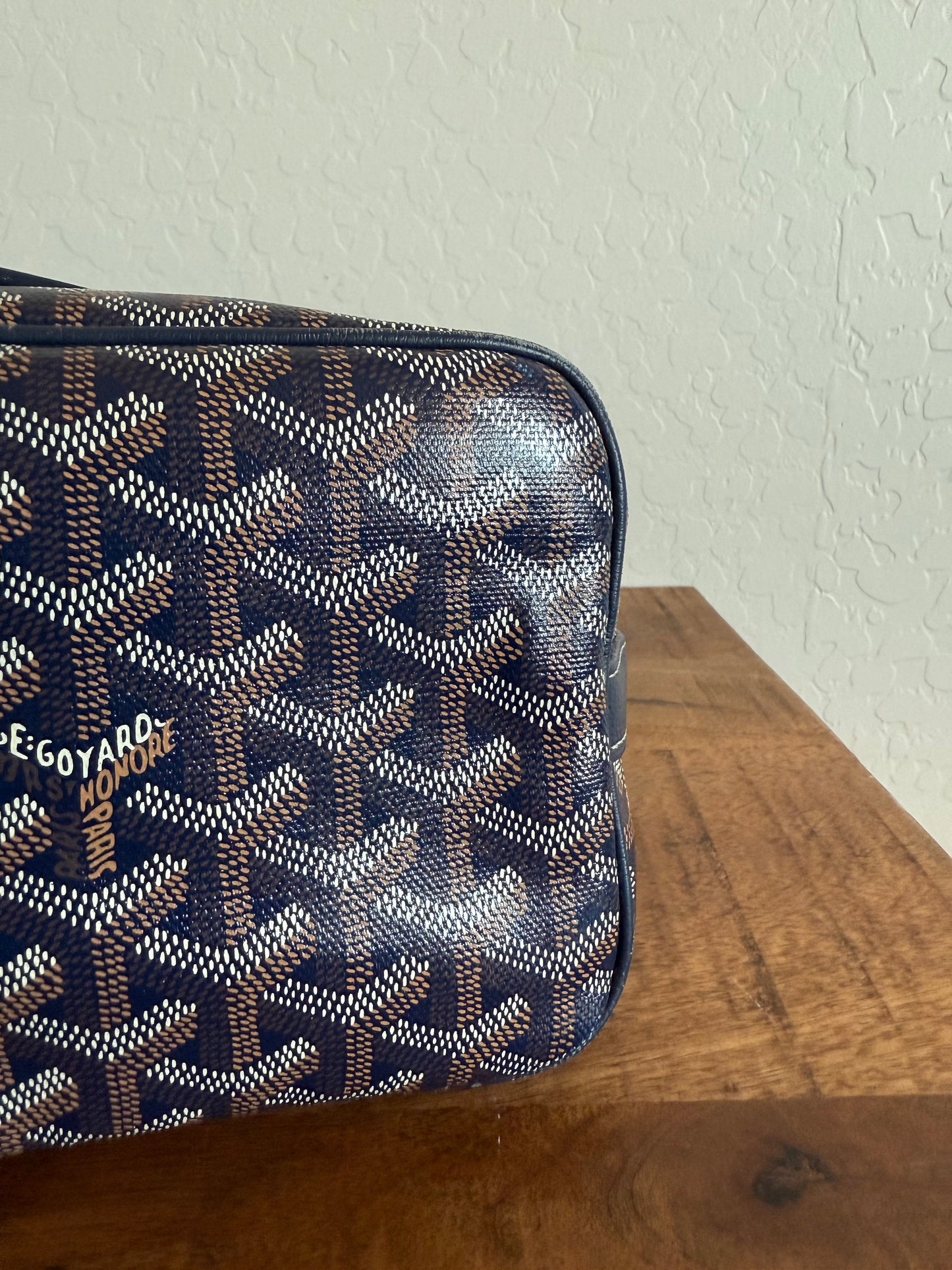Goyard Capetien MM Messenger Bag Navy