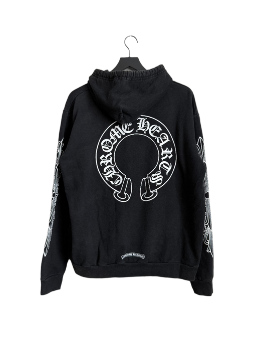 Chrome Hearts Horseshoe Floral Pullover Black