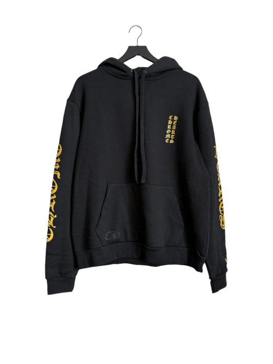 Chrome Hearts 1988 Gold Glitter Hoodie