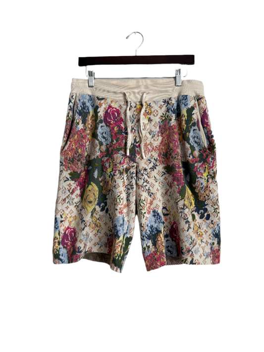 Louis Vuitton Flower Tapestry Monogram Shorts Beige