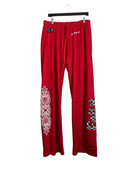 Chrome Hearts Matty Boy Stadium Pants Red