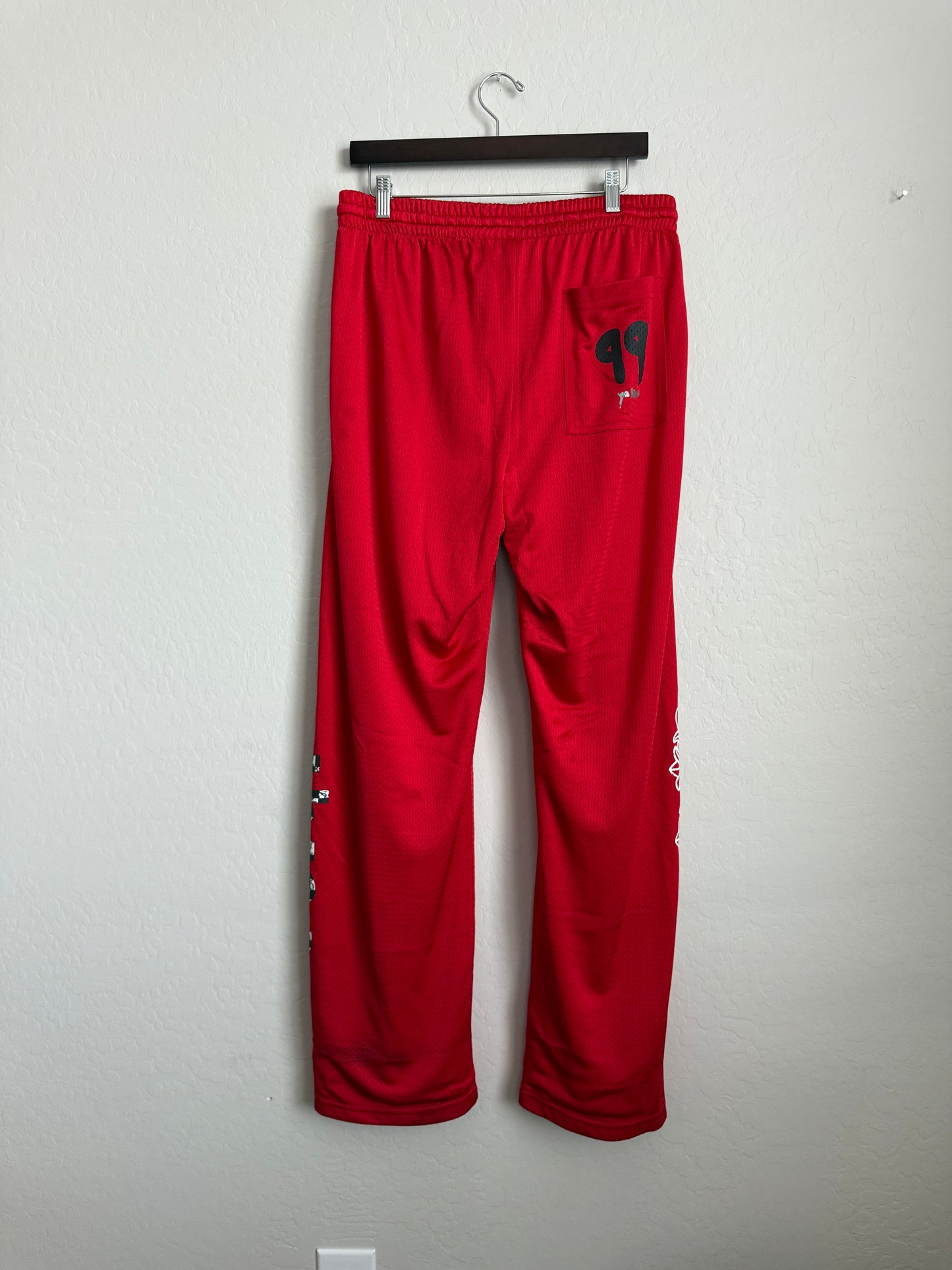 Chrome Hearts Matty Boy Stadium Pants Red
