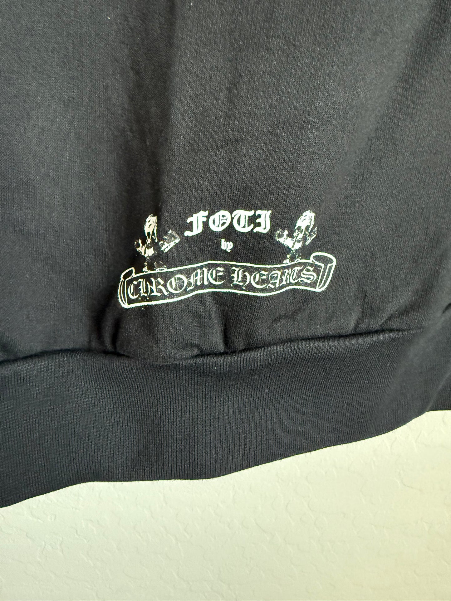 Chrome Hearts Foti Tak Teeter Zip Up Hoodie Black