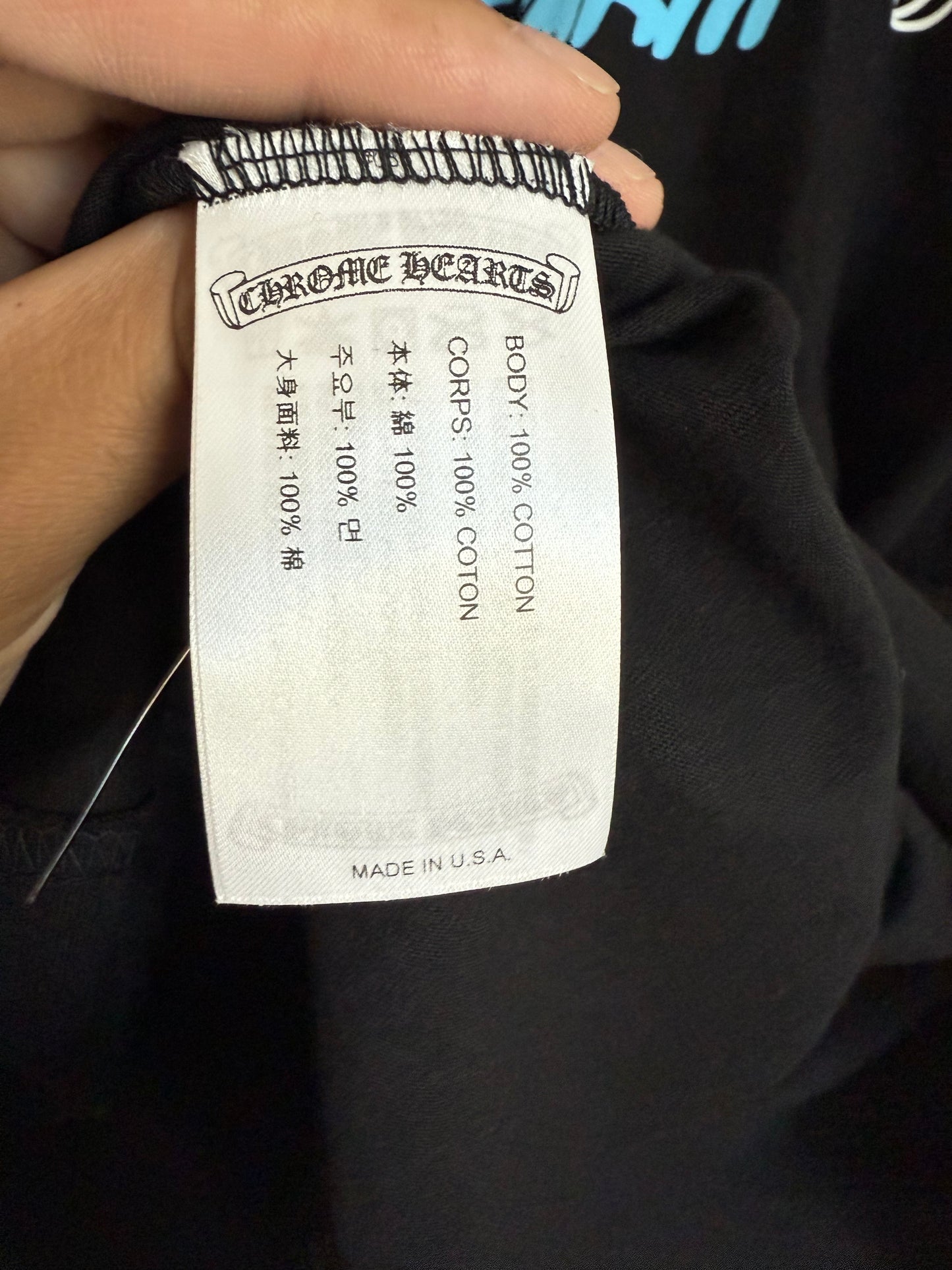 Chrome Hearts St Barth Scroll SS T-Shirt Black
