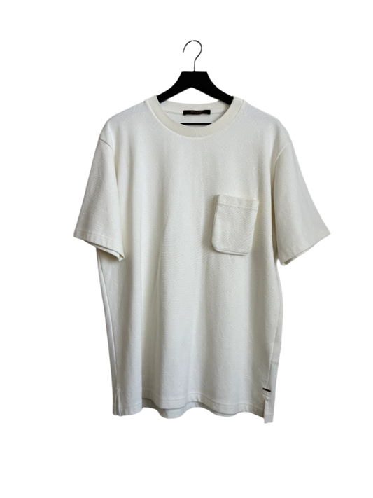 Louis Vuitton 3D Pocket Monogram Knit SS T-Shirt White