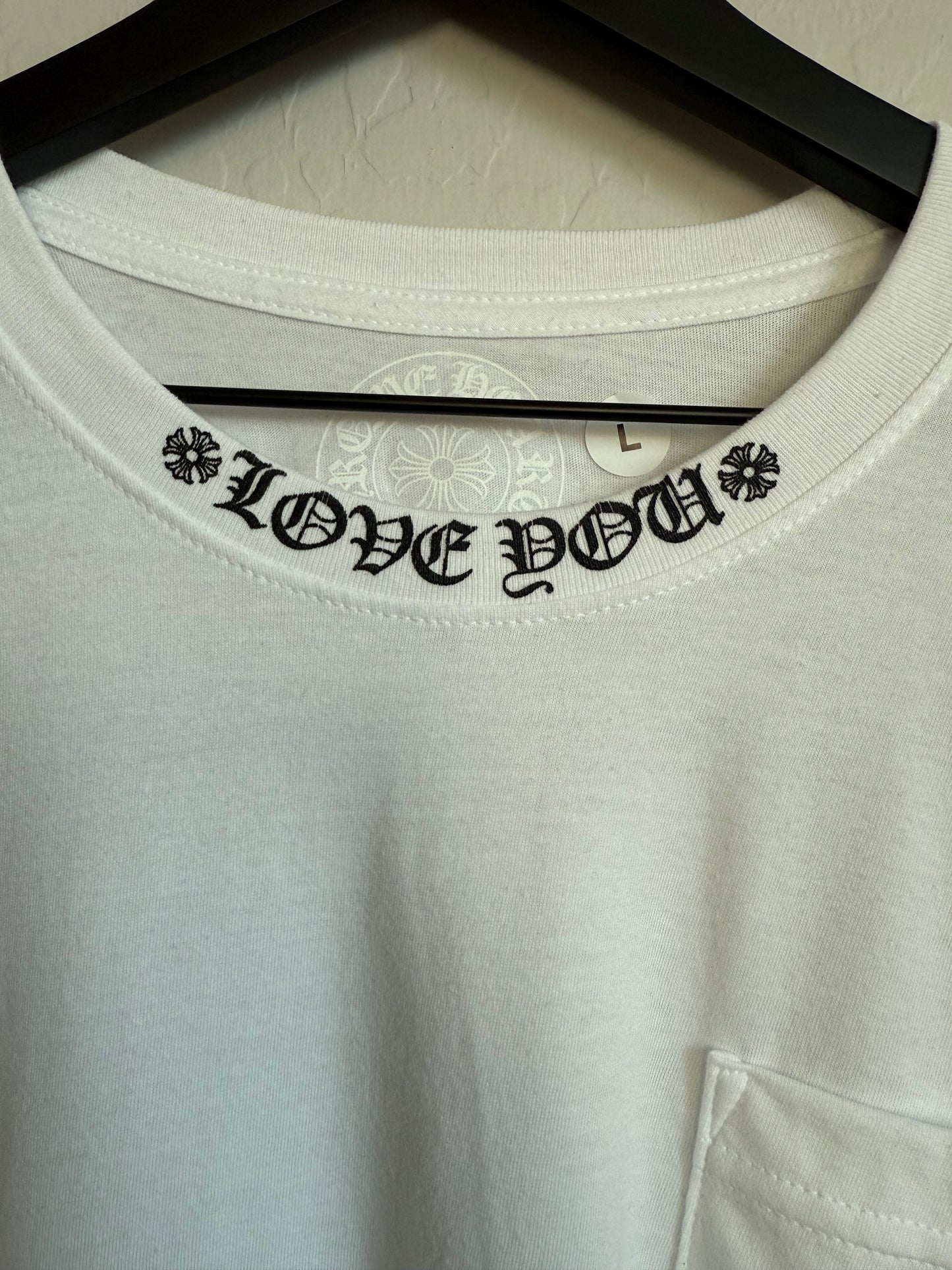 Chrome Hearts Love You LS T-Shirt White