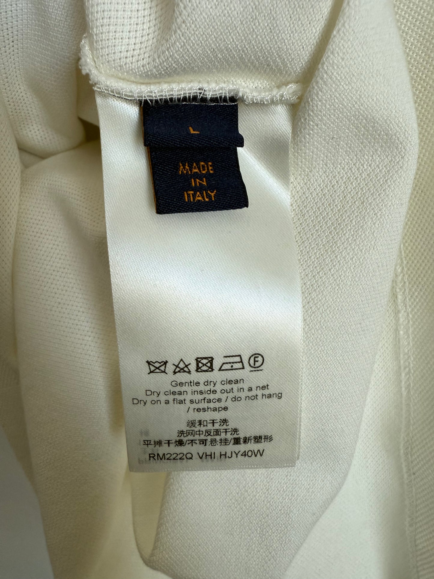 Louis Vuitton Half Damier Knit SS T-Shirt White
