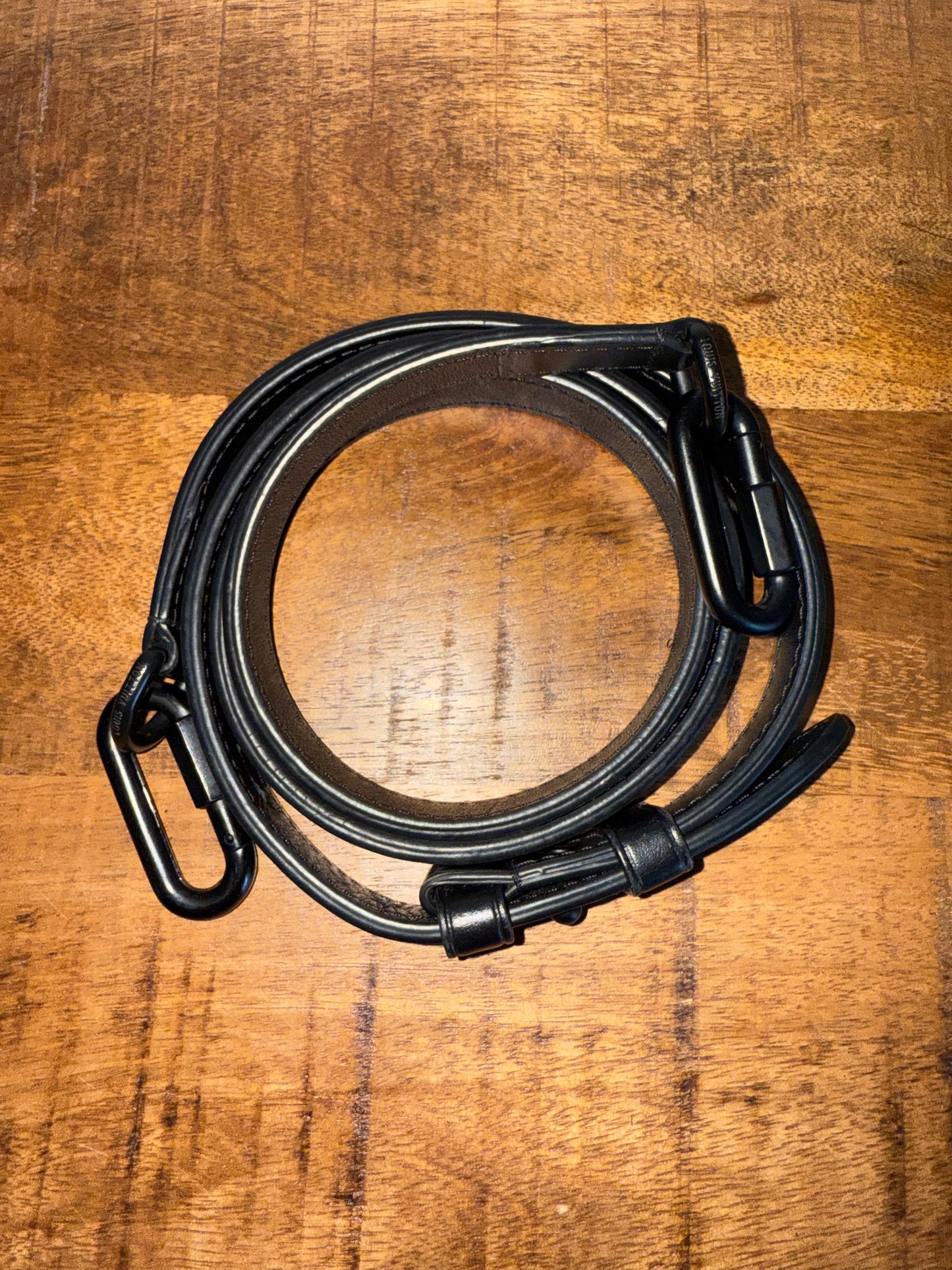 Louis Vuitton Monogram Soft Trunk Wallet Cross Body Bag Black