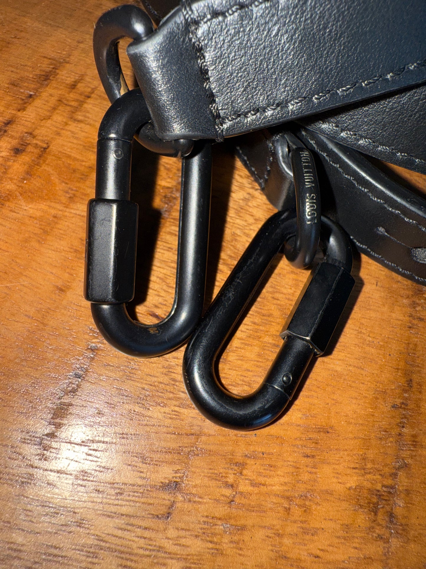 Louis Vuitton Monogram Soft Trunk Wallet Cross Body Bag Black